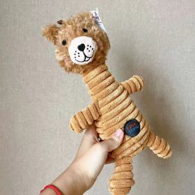 Animal Series Vocal Bite Resistant Plush Monkey Pet Toy Shiba Inu Corgi (Option: Alpaca)