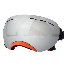 UV Protection Pet Windproof Goggles (Option: Orange Frame Silver Strip)