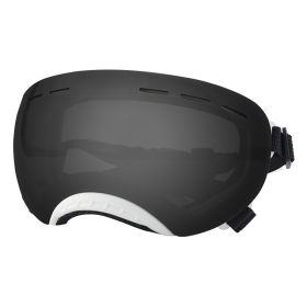 UV Protection Pet Windproof Goggles (Option: White Frame Gray Film)