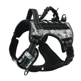 Outdoor Training Explosion-proof Bra Hand Holding Rope (Option: Camouflage Black-S)