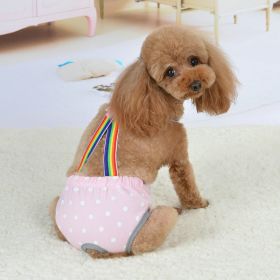 Pet Cute Strap Menstrual Panties (Option: Dot Light Pink-XXS)