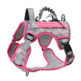 Outdoor Training Explosion-proof Bra Hand Holding Rope (Option: Camouflage Pink Colors-S)