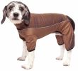 Pet Life Active 'Chase Pacer' Heathered Performance 4-Way Stretch Two-Toned Full Body Warm Up