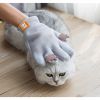 Pet Glove Cat Grooming Glove Cat Hair Deshedding Brush Gloves Cat Floating Hair Pet Hair Removal Brush Dog Bathing Massage Comb Silicone Hair Removal