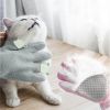 Pet Glove Cat Grooming Glove Cat Hair Deshedding Brush Gloves Cat Floating Hair Pet Hair Removal Brush Dog Bathing Massage Comb Silicone Hair Removal