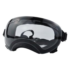 UV Protection Pet Windproof Goggles (Option: Black Frame Transparent)