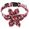 Sunflower Christmas Pet Collar Pet Bow Tie Collar With Adjustable Buckle For Dogs And Cats