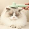 1pc Pet Grooming Brush Hair Removal Comb With Stainless Steel Teeth; Dematting Brush For Dogs & Cats