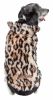 Pet Life Luxe 'Lab-Pard' Dazzling Leopard Patterned Mink Fur Dog Coat Jacket