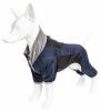 Pet Life Active 'Warm-Pup' Heathered Performance 4-Way Stretch Two-Toned Full Body Warm Up