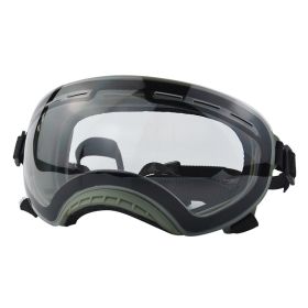 UV Protection Pet Windproof Goggles (Option: Army Green Frame Transparent)