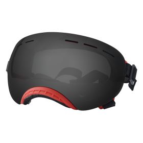 UV Protection Pet Windproof Goggles (Option: Red Frame Gray Sheet)