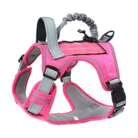 Outdoor Training Explosion-proof Bra Hand Holding Rope (Option: Pink-M)